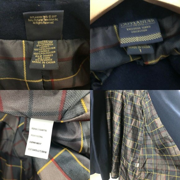 Torrid Outlander Claire Double Breasted Swing Coat - Picture 3 of 6